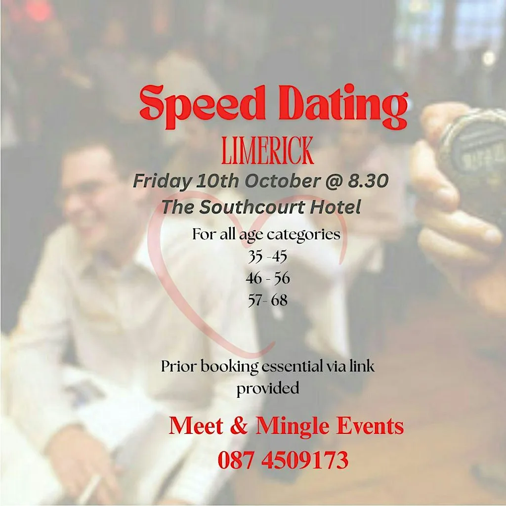 Speed Dating Limerick at The Southcourt Hotel