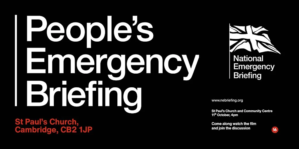 People's Emergency Briefing - St Paul's Cambridge at St. Paul's Church and Community Centre