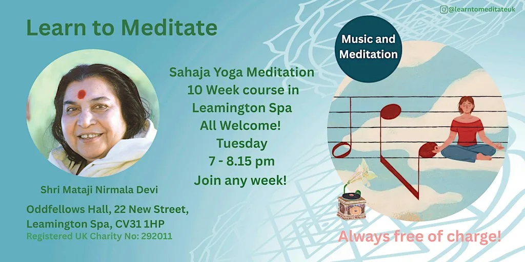 Learn to meditate - Free 10 Week Course- Leamington Spa- Music & Meditation at The Oddfellows