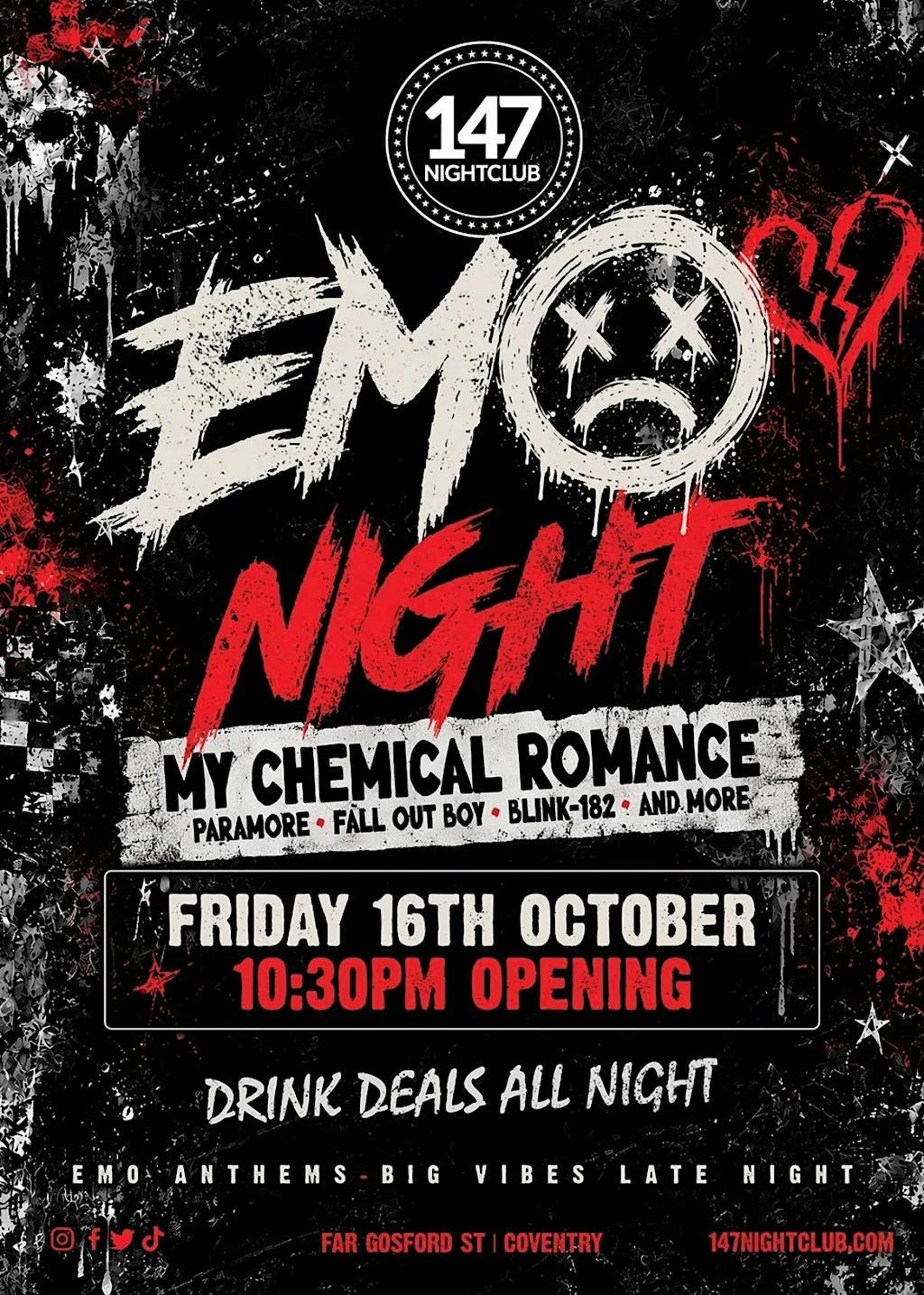 EMO NIGHT at 147 Nightclub