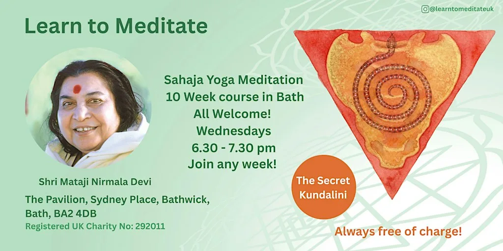 Learn to Meditate in Bath - Free 10 Week Course - the Secret Kundalini