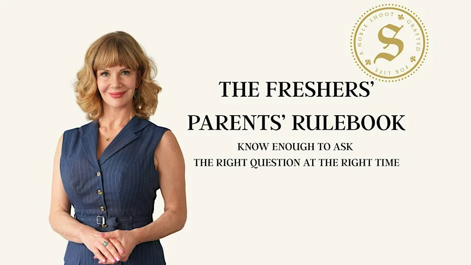 THE FRESHERS’ PARENTS’ RULEBOOK at 80 Ebury St