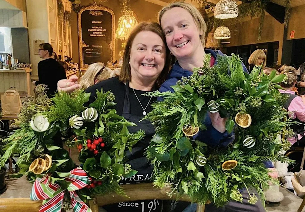 Shakespeare Soroptimists Evening Wreath Making Class at Stratford-on-Avon Golf Club