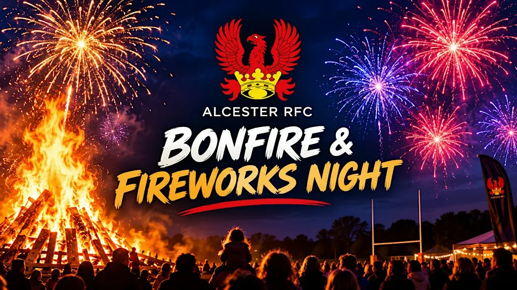 Alcester Rugby Club Bonfire & Fireworks 2026