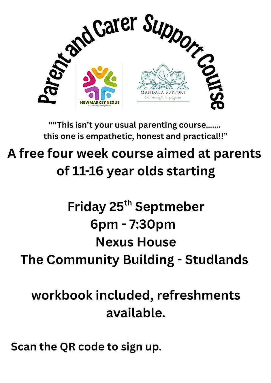 Parent and Carer Support Course