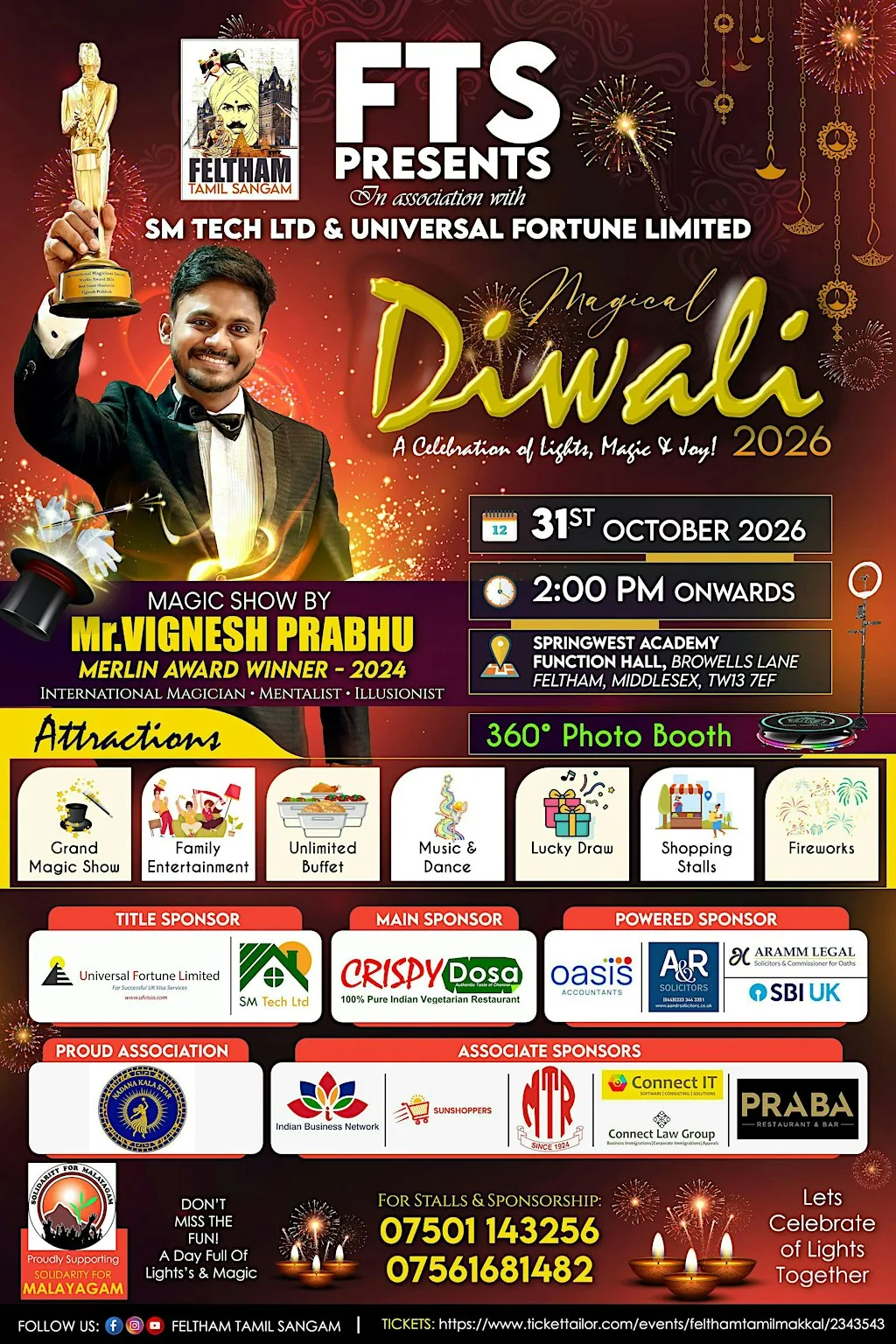 Magical Diwali 2026 – Live Entertainment & Family Festival