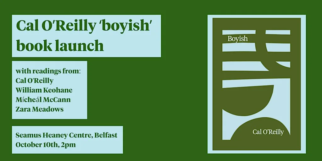 Cal O'Reilly queer poetry book launch