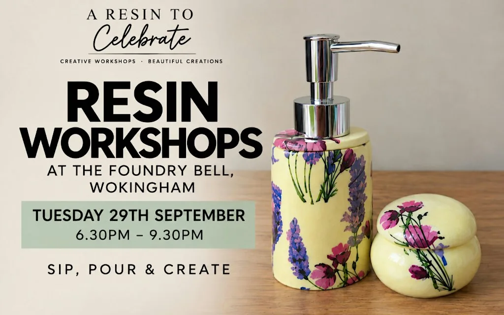 Sip, Pour & Create: Eco Resin Workshop | A Sip & Paint Style Night at The Foundry Bell