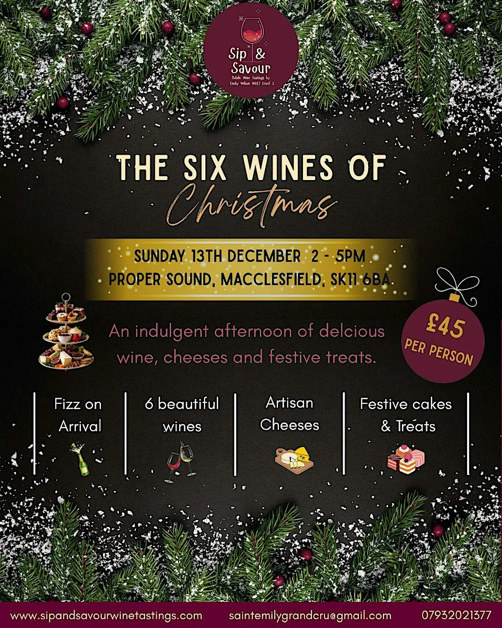 Six Wines of Christmas at proper sound