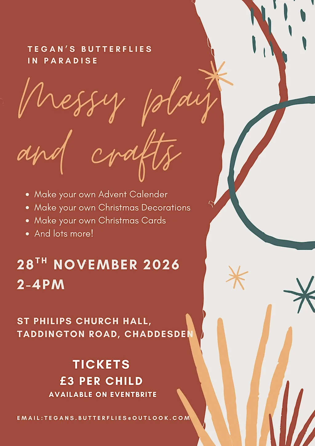 Messy Play and Crafts for children with SEND at St Philips Church Hall