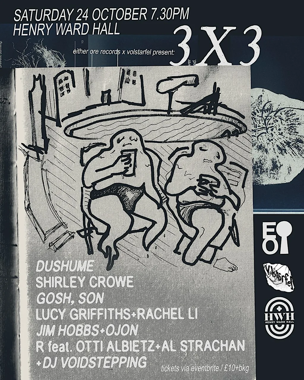 Either Ore Records & Volstarfel present 3x3 Sound & Vision Clash