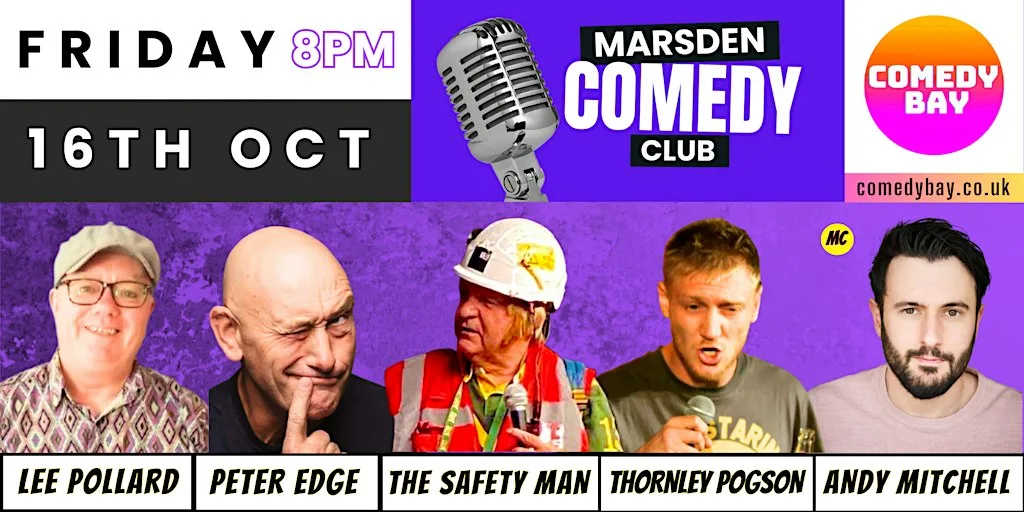 Marsden Comedy Club at Marsden Royal British Legion