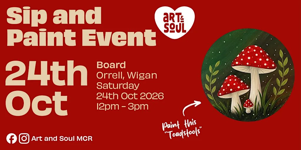 Sip and Paint Event at Board, Orrell, Wigan at Board