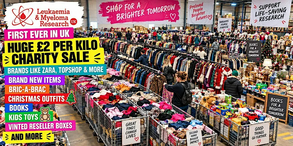 First ever in UK Huge £2 per Kilo Charity Sale