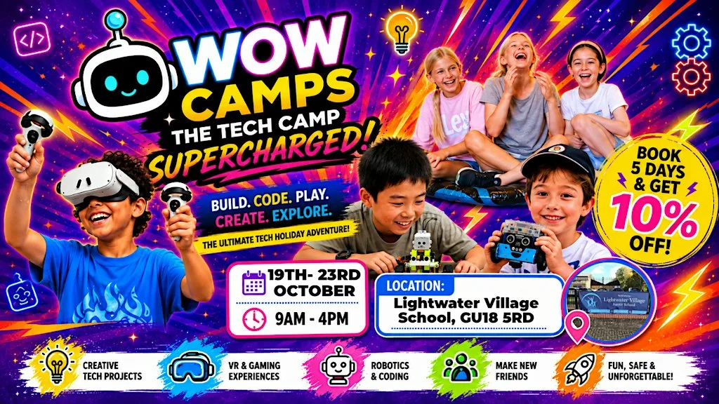 Surrey October Half Term Tech Camp