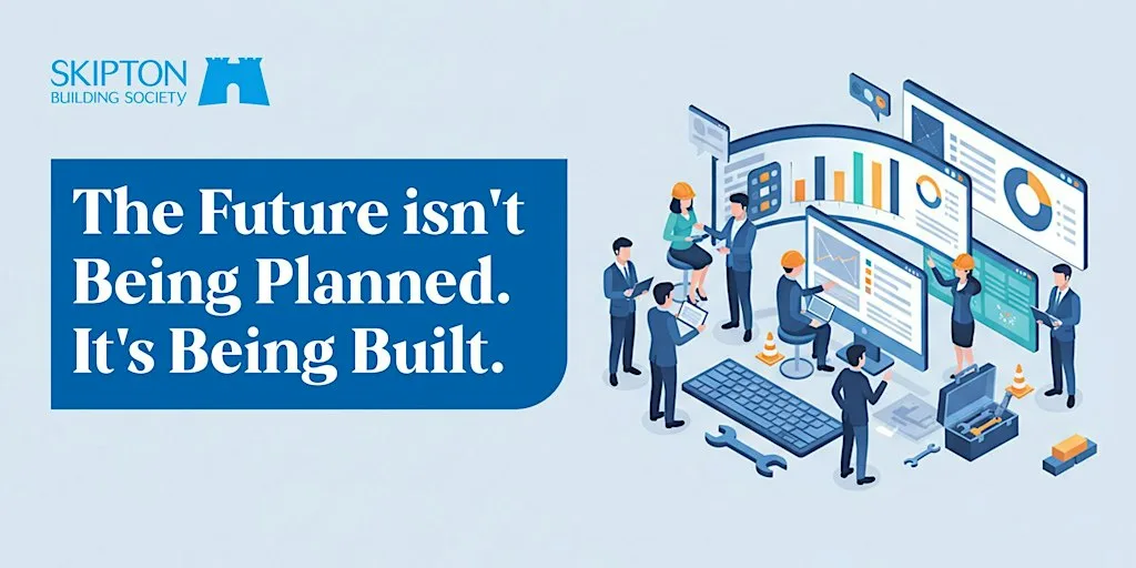The future isn't being planned. It's being built. at The Met Hotel Leeds