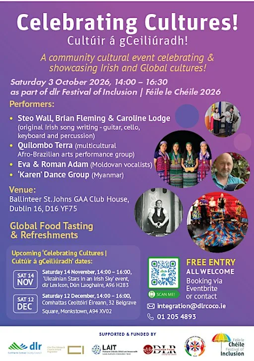 Celebrating Cultures! | Ceiliúradh Cultúr!