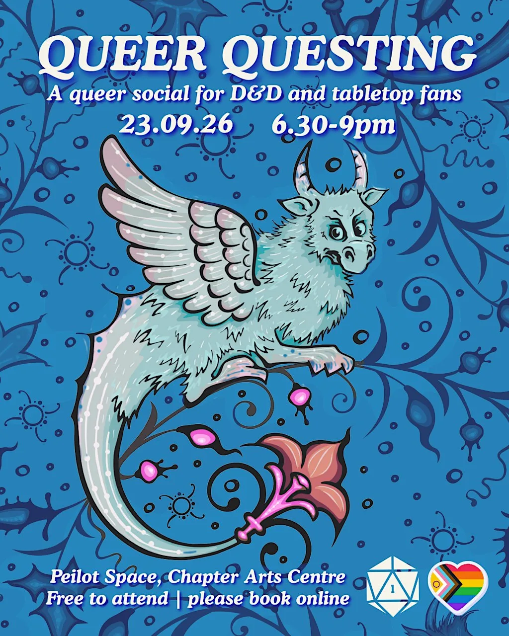 Queer Questing! – Wed 23rd September at Chapter Arts Centre