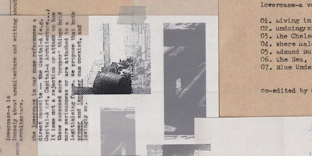 lowercase-a Vol 1 Issue 1 Exhibition & Launch