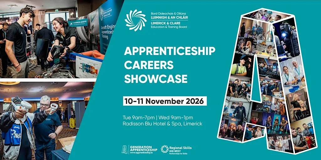 Apprenticeship Careers Showcase 2026 - Schools Only at Radisson Blu Hotel & Spa