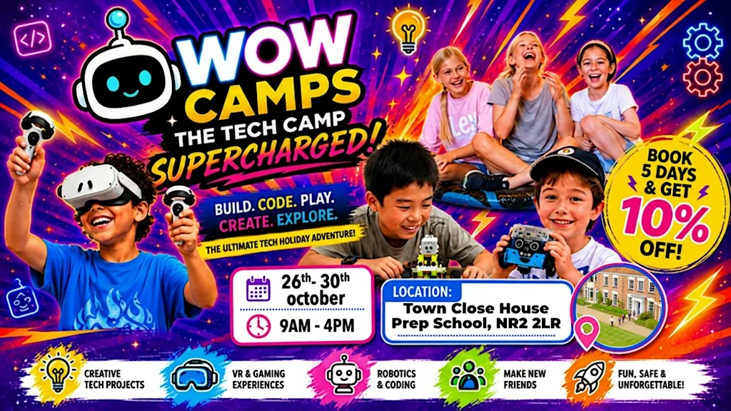 Norwich October Half Term Tech Camp