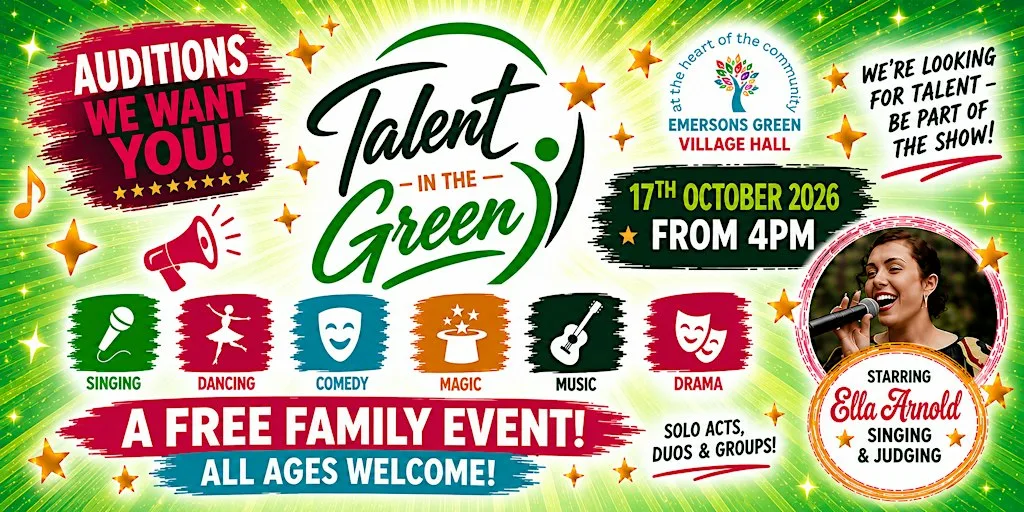 Talent in the Green at Emersons Green Village Hall