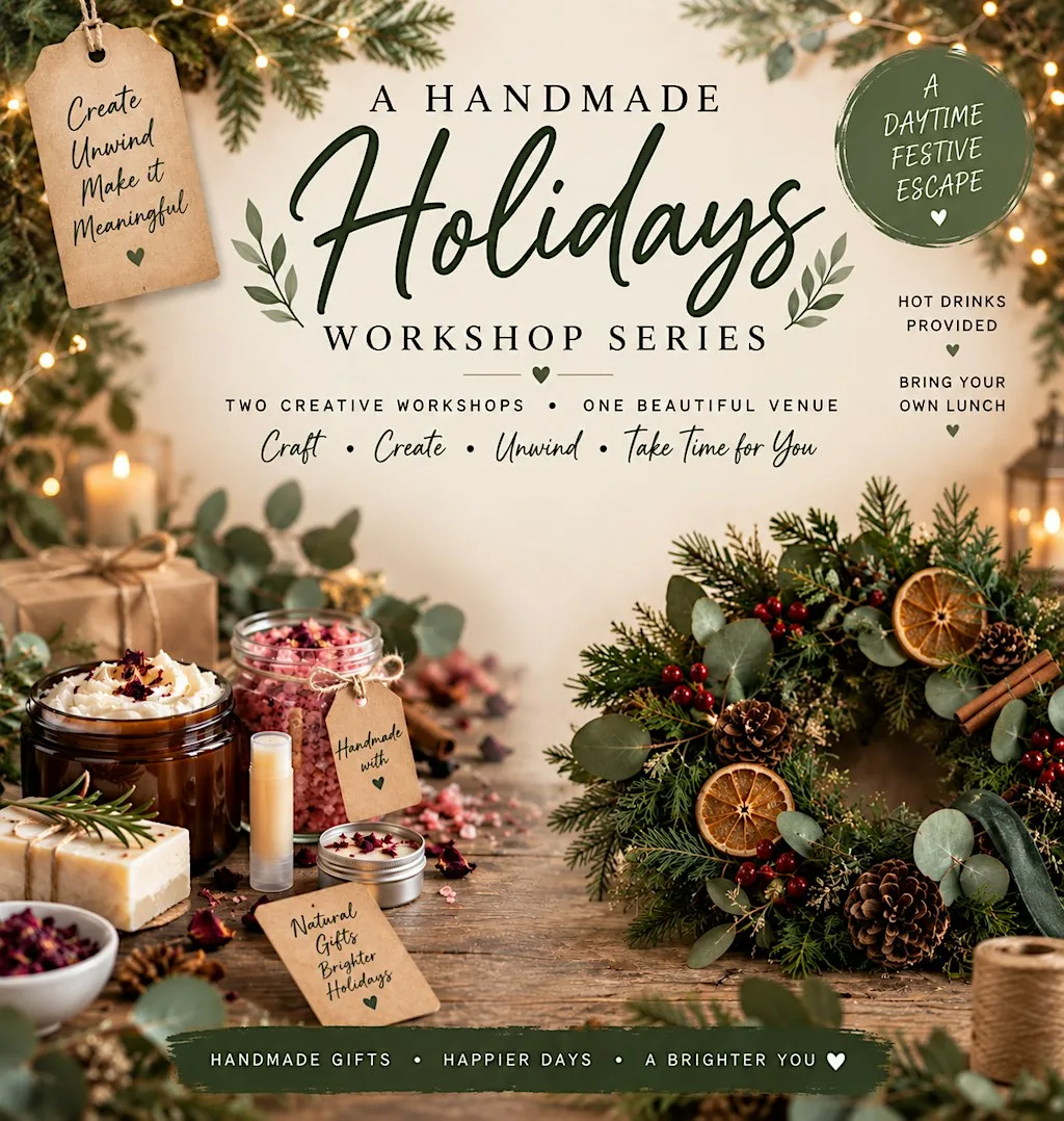Handmade Christmas Indoor Wreath-Making Workshop at Church of God of Prophecy