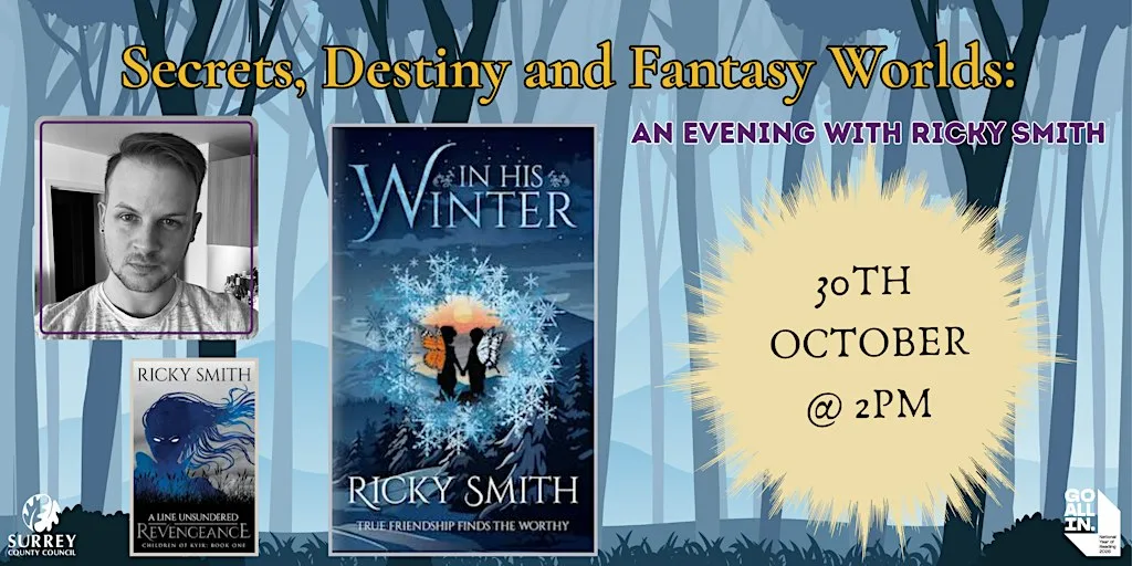 Secrets, Destiny and Fantasy Worlds: An Afternoon with Ricky Smith at Woking Library