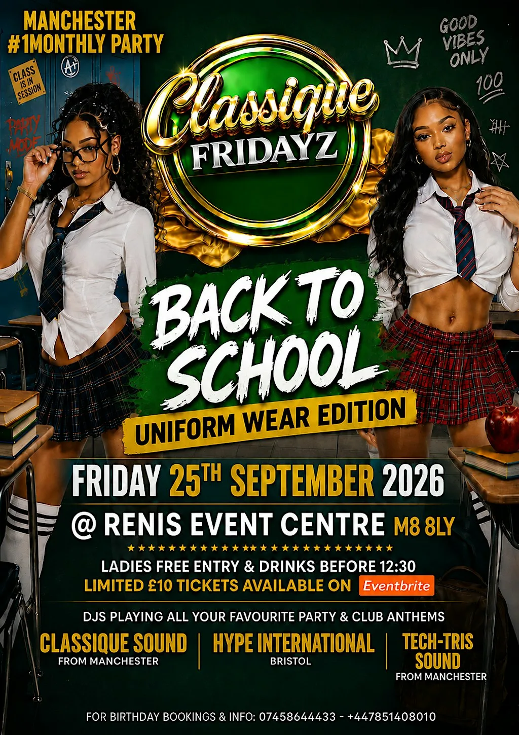 Classique Fridayz Back To School Edition