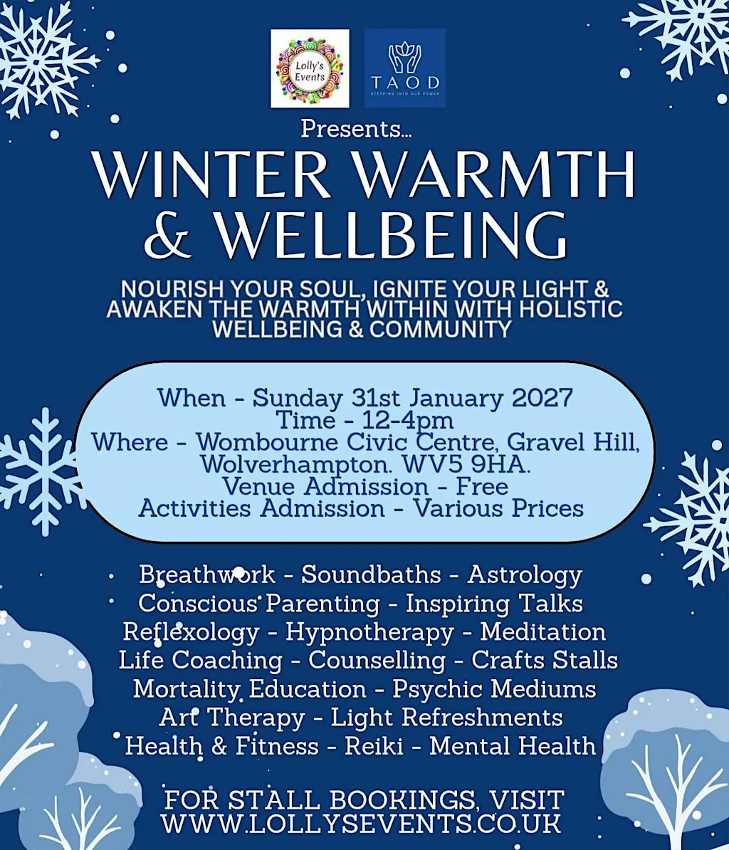Winter Warmth & Wellbeing Event at Wombourne Civic Centre