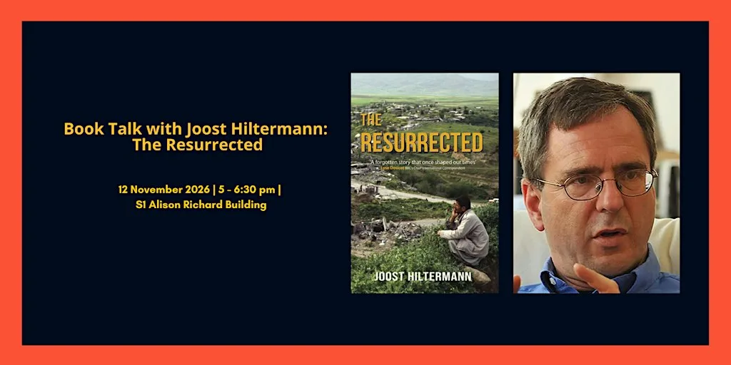 Book Talk with Joost Hilterman: The Resurrected