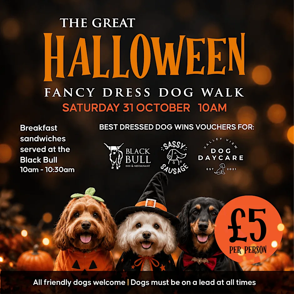 The Great Ribble Valley Halloween Dog Walk at The Black Bull Inn & Restaurant