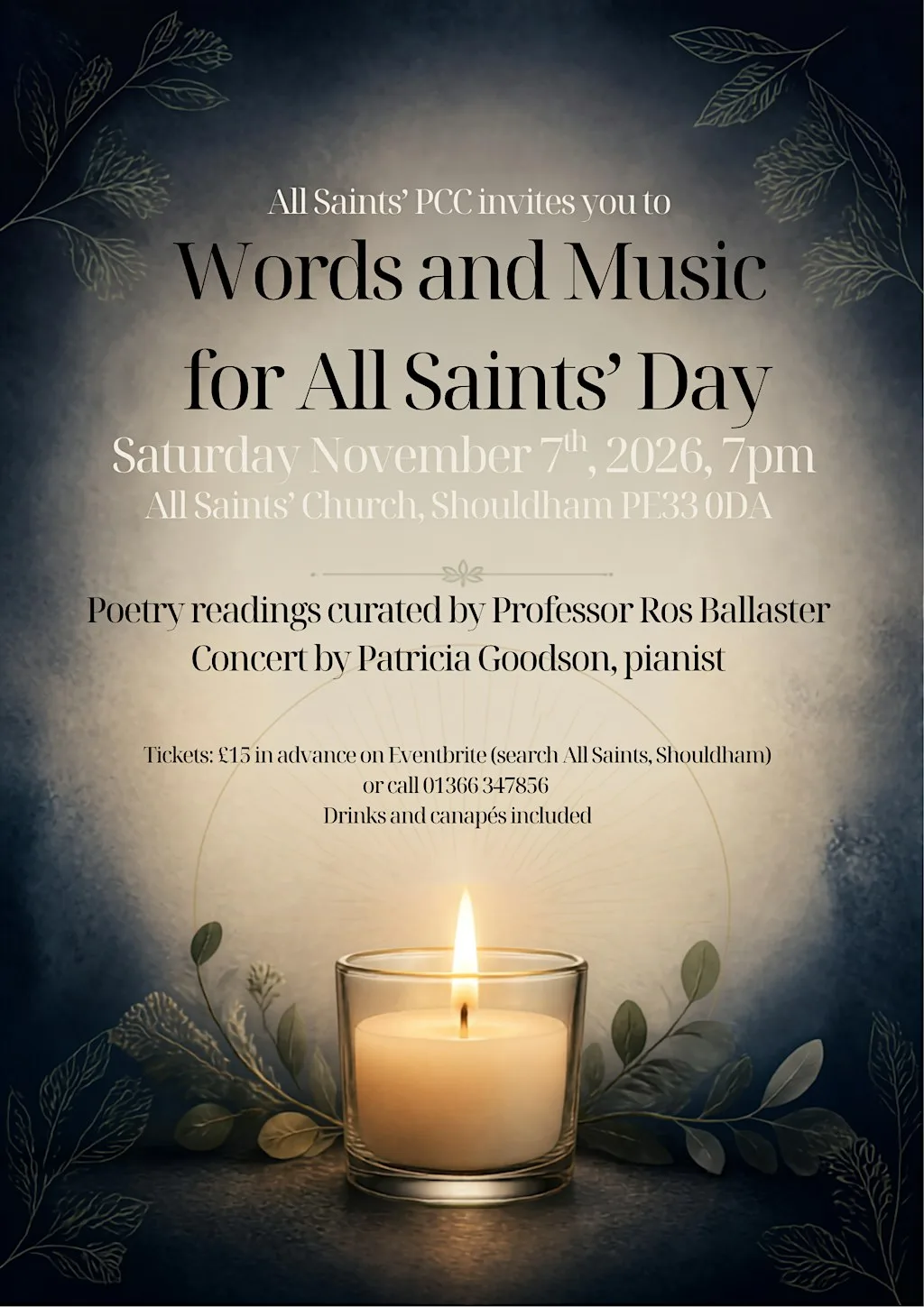Words and Music for All Saints' Day at All Saints' Church Shouldham