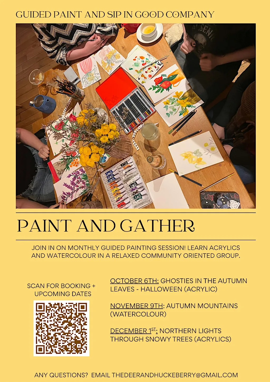 Paint and Gather : Guided Paint Night
