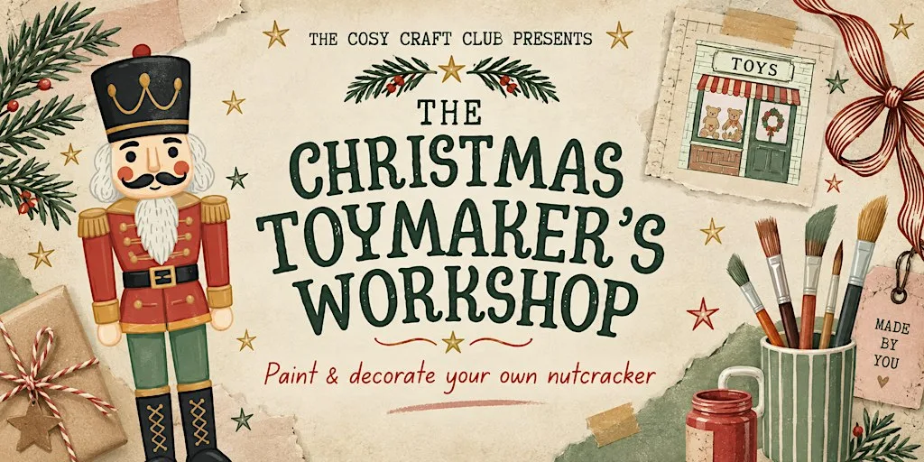 The Christmas Toymaker’s Workshop | Paint Your Own Nutcracker