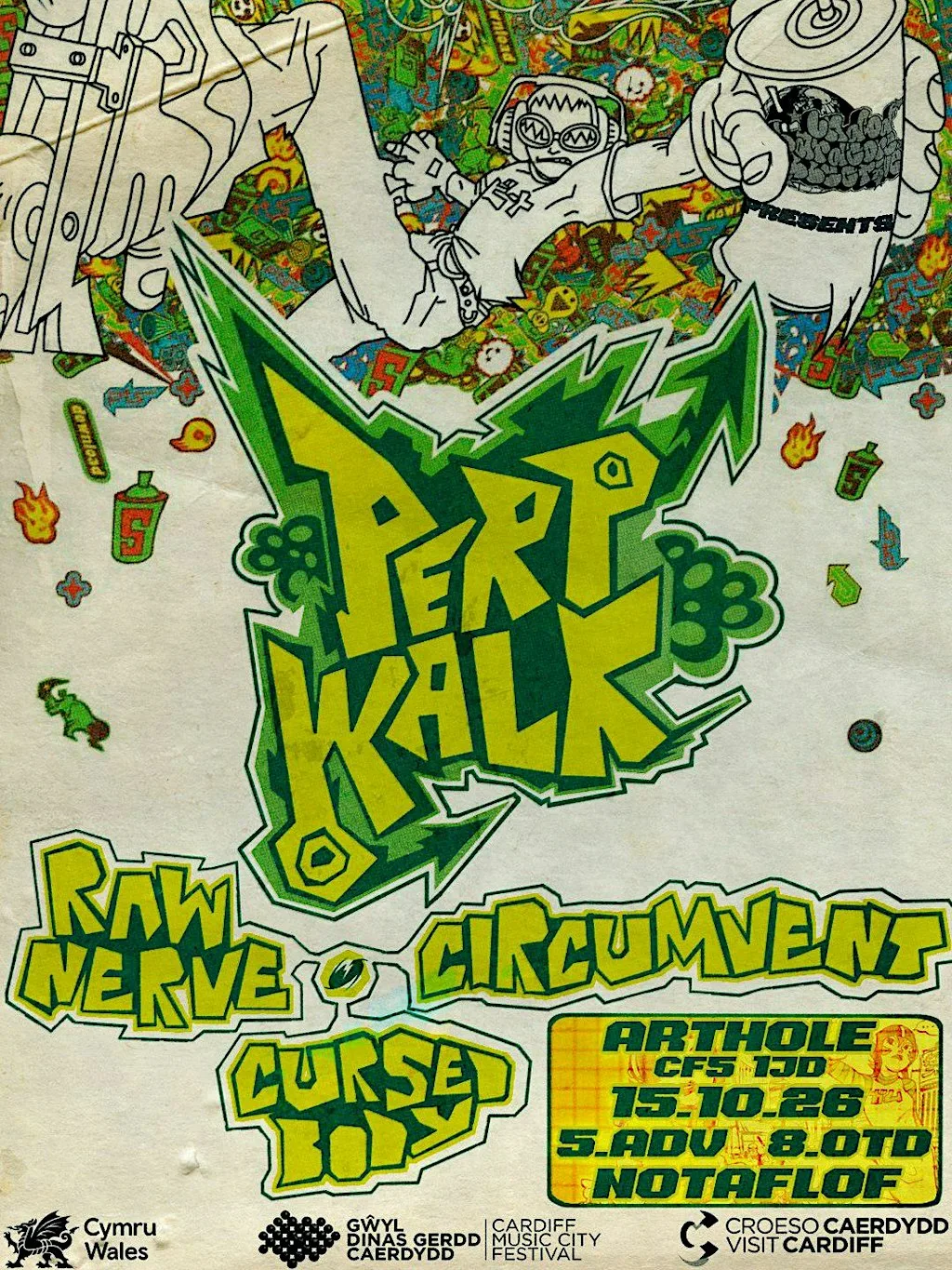 Undod HC Collective Present: Perp Walk, Raw Nerve, Circumvent, Cursed Body. at ArtHole