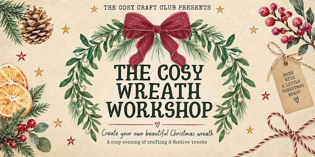 The Cosy Wreath Workshop | Create Your Own Christmas Wreath