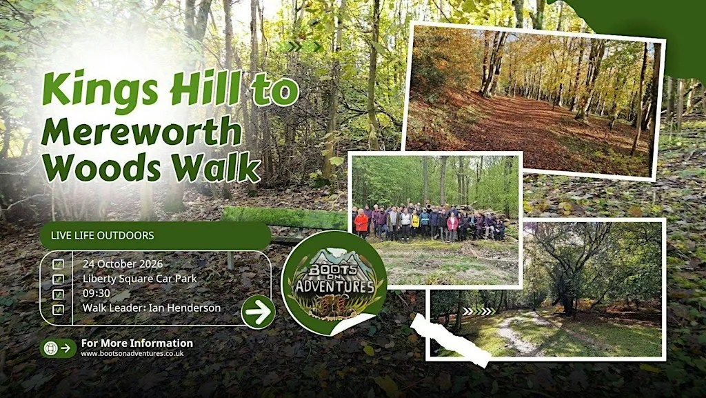 Kings Hill to Mereworth Woods Walk at Liberty Square car park