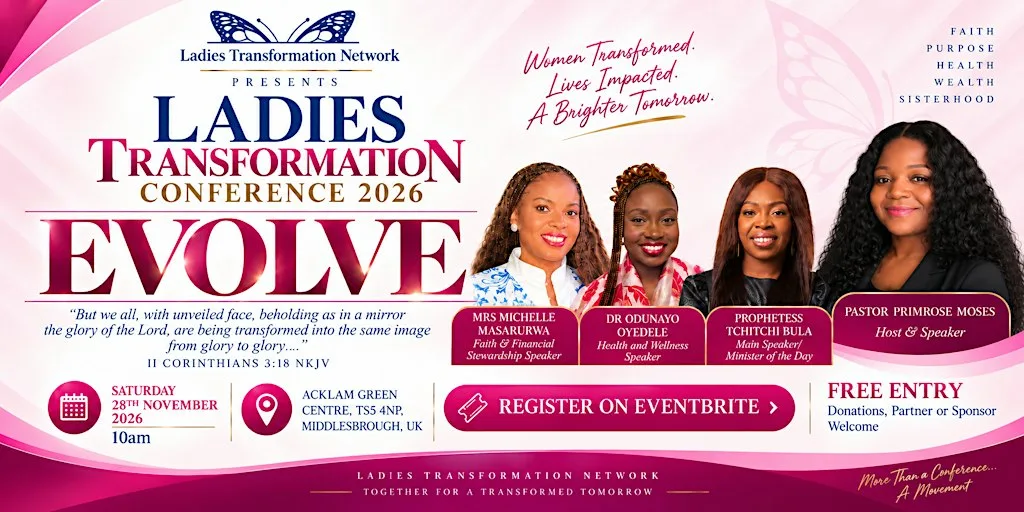 Ladies Transformation Network Conference 2026 at Acklam Green Centre