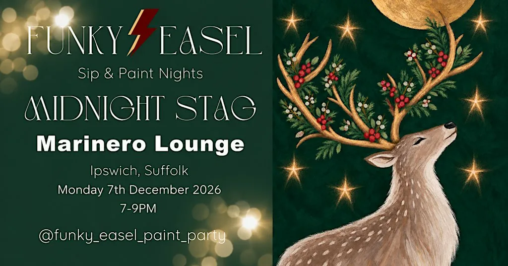 The Funky Easel Sip & Paint Party at Marinero Lounge