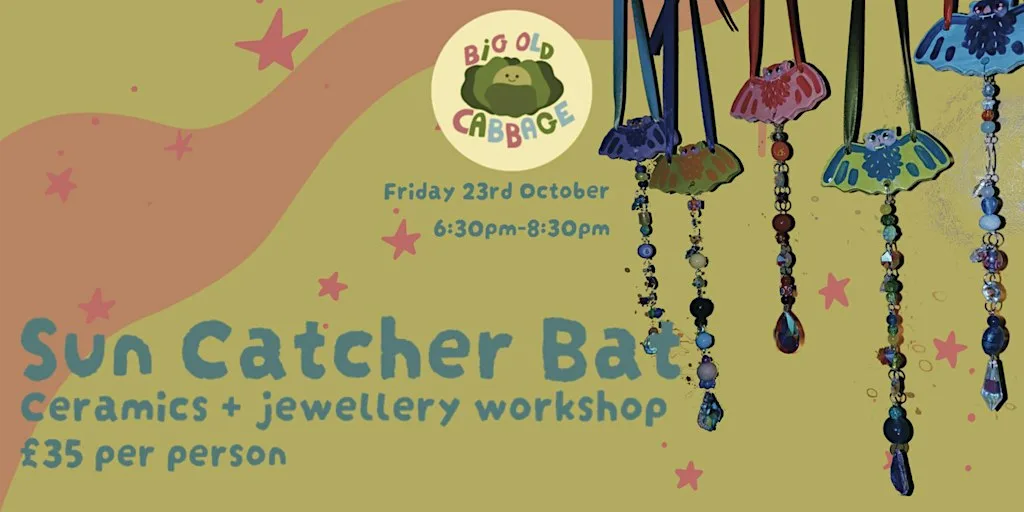 Sun Catcher Bat ceramics and jewelry workshop