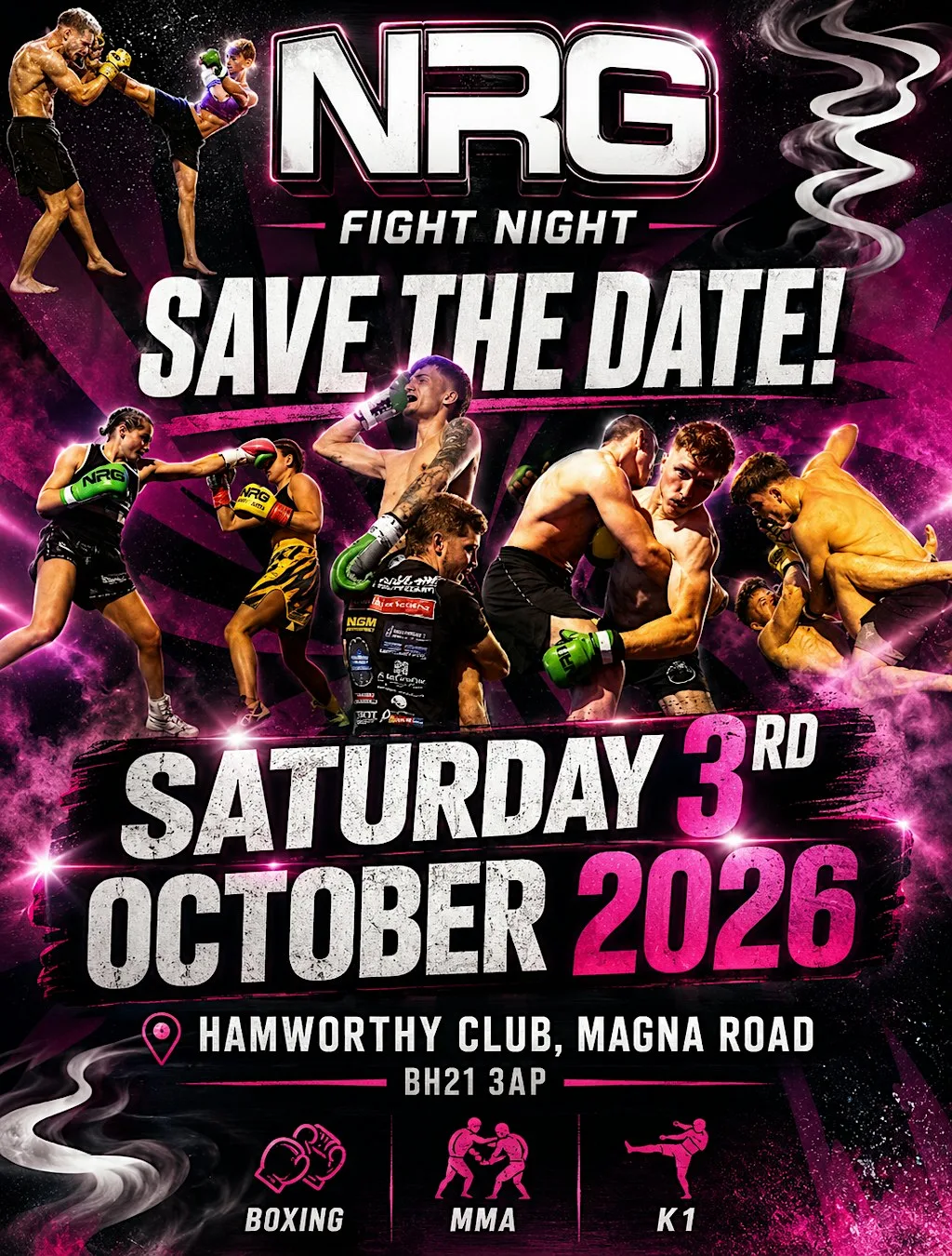 NRG Fight Nights at The Hamworthy Club