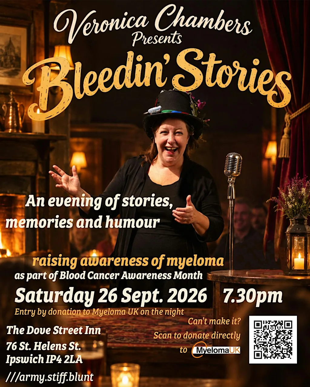 Bleedin’ Stories at The Dove Street Inn
