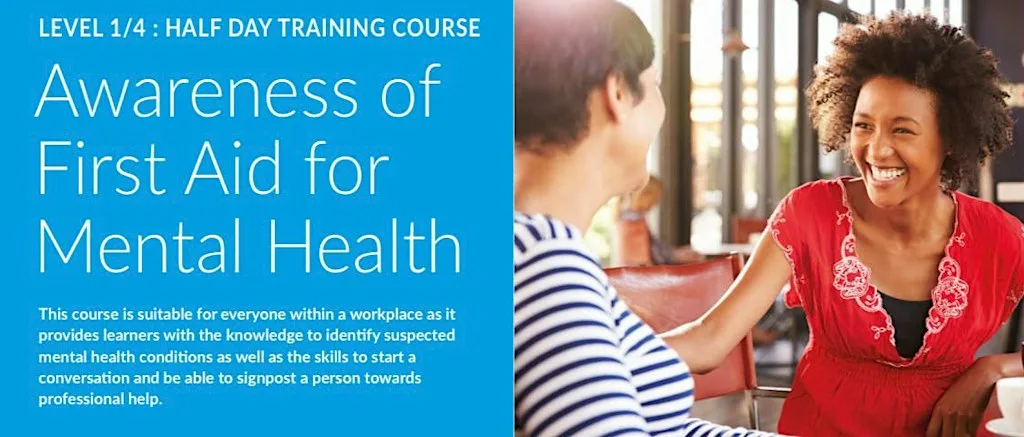 Unmasked Mental Health - NUCO L1 Awareness of First Aid for Mental Health at Project Colt
