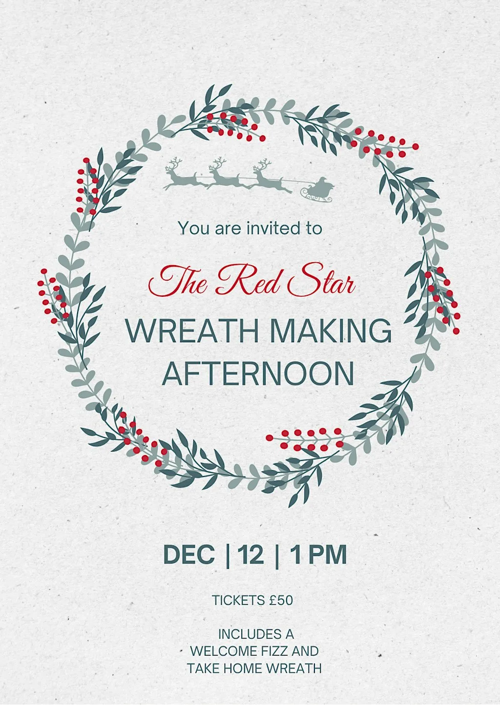 Wreath Making @ The Red Star