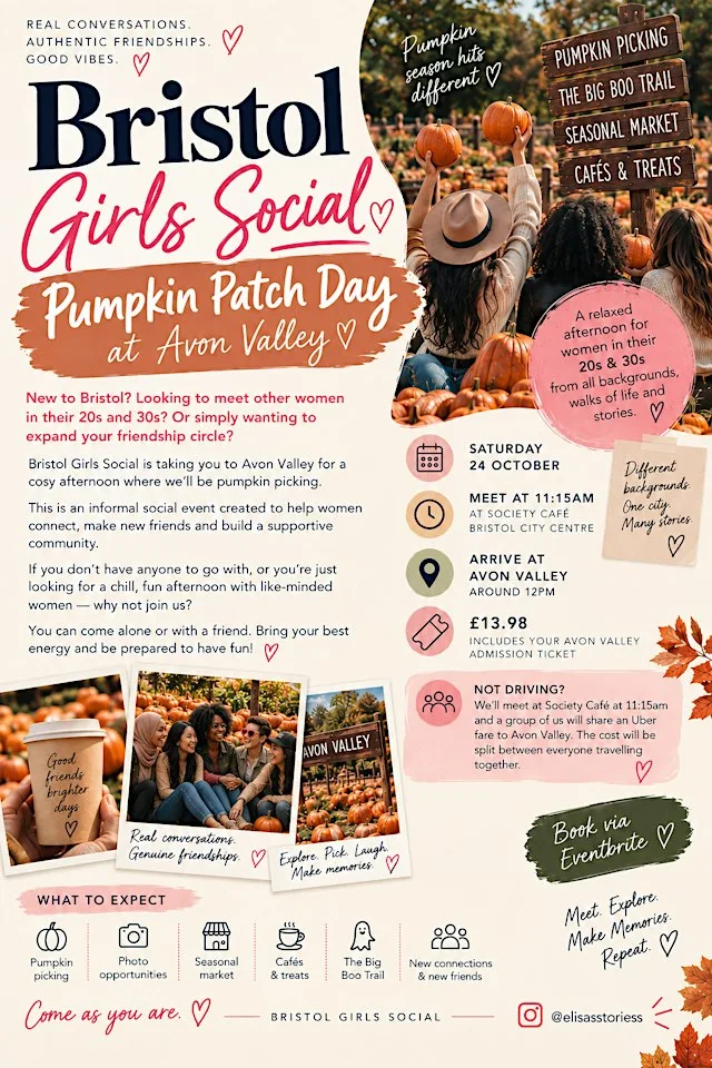 Bristol Girls Social: Pumpkin Patch Day