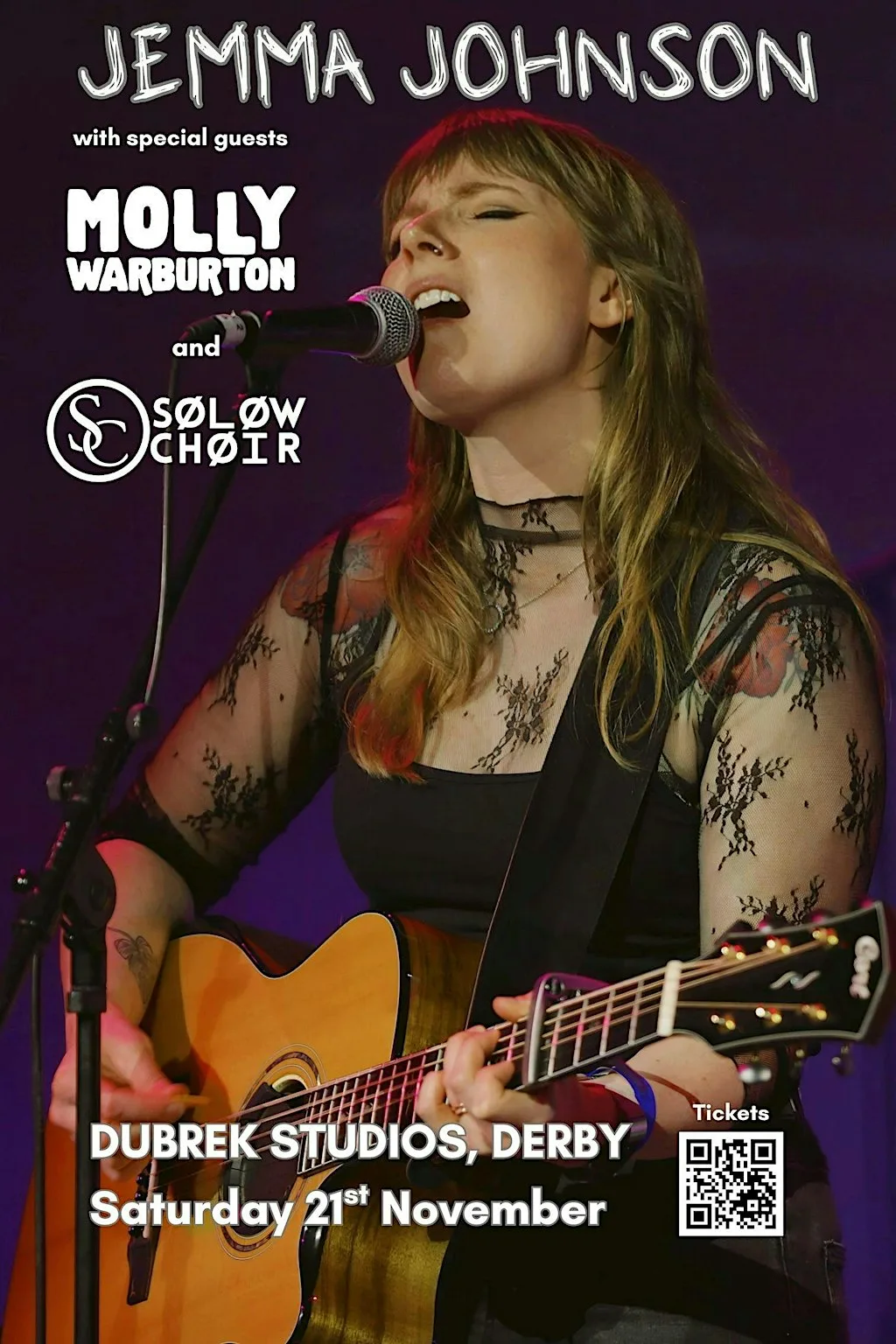 Jemma Johnson returns to Dubrek in Derby following her sell out summer date