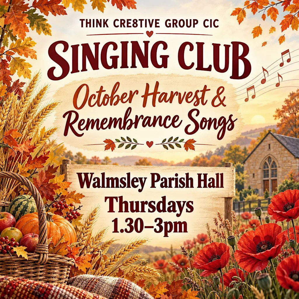 October Singing Club at Walmsley Parish Hall at Walmsley Parish Community Hall