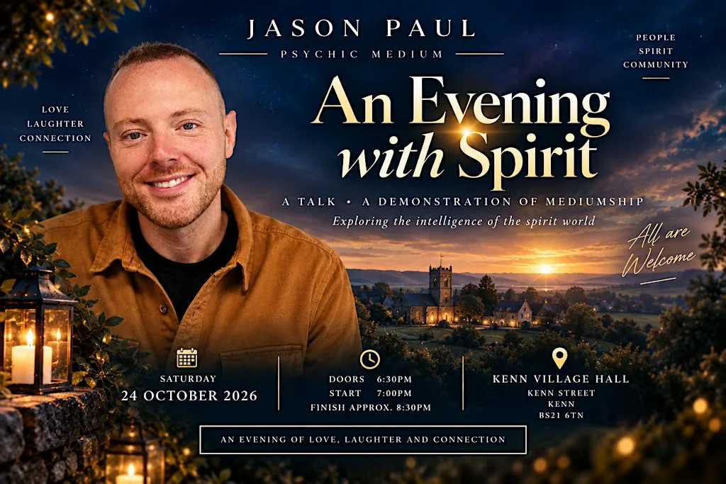 An Evening with Spirit – Live Mediumship with Jason Paul | Kenn