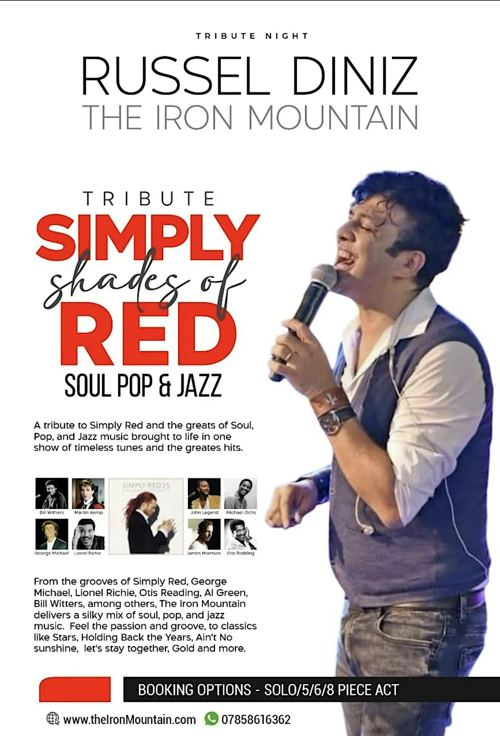Simply Red - Tribute Show at Vault & Vine